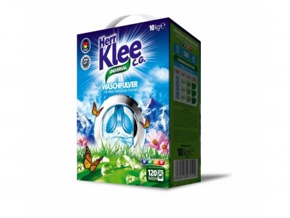 Klee Universal prášek na praní 10kg, 120 pracích dávek